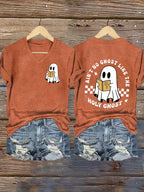 Women's Ain't No Ghost Like The Holy Ghost Print Casual T-shirt