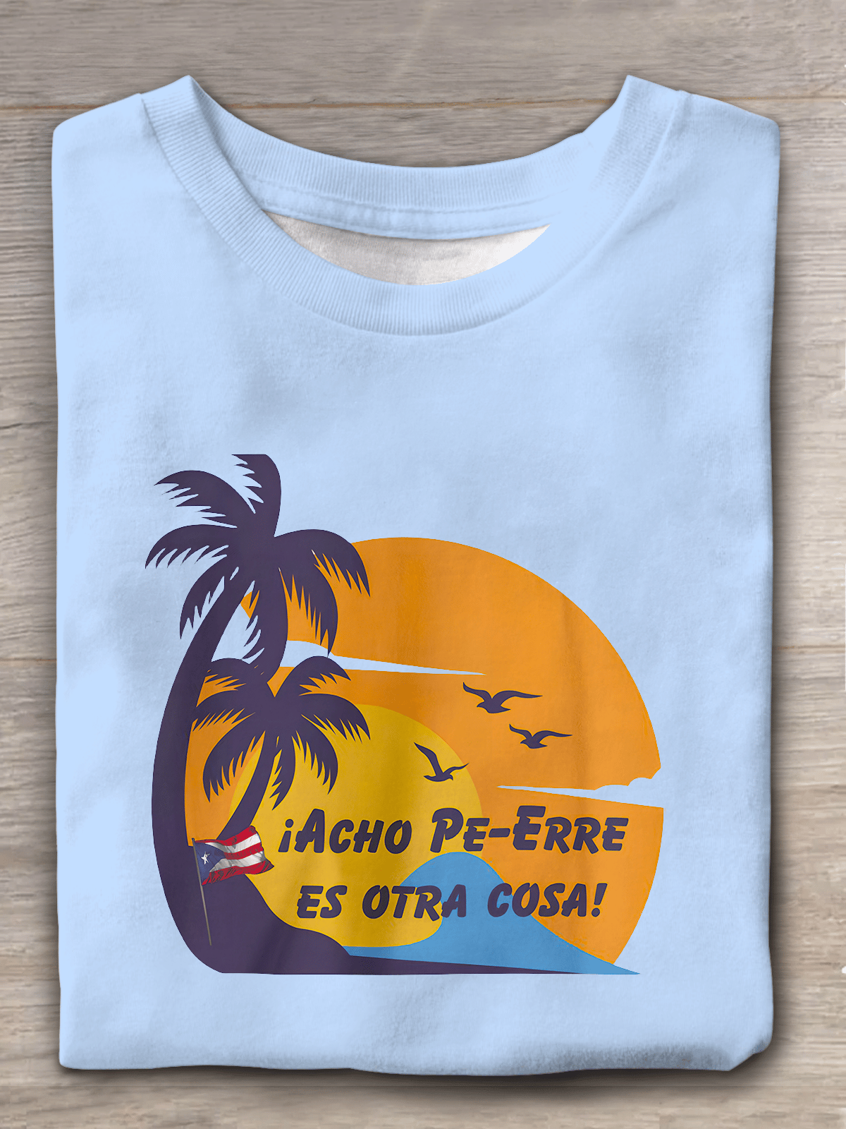 Puerto Rico Singer Printed Crew Neck T-shirts