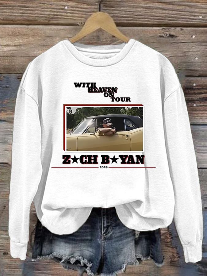Women's Country Music Print Sweatshirt