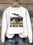 Women's Country Music Print Sweatshirt