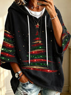 Women's Casual Printed Loose Sweatshirt