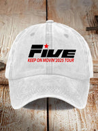 FIVE Keep On Movin‘ 2025 Printed Baseball Cap