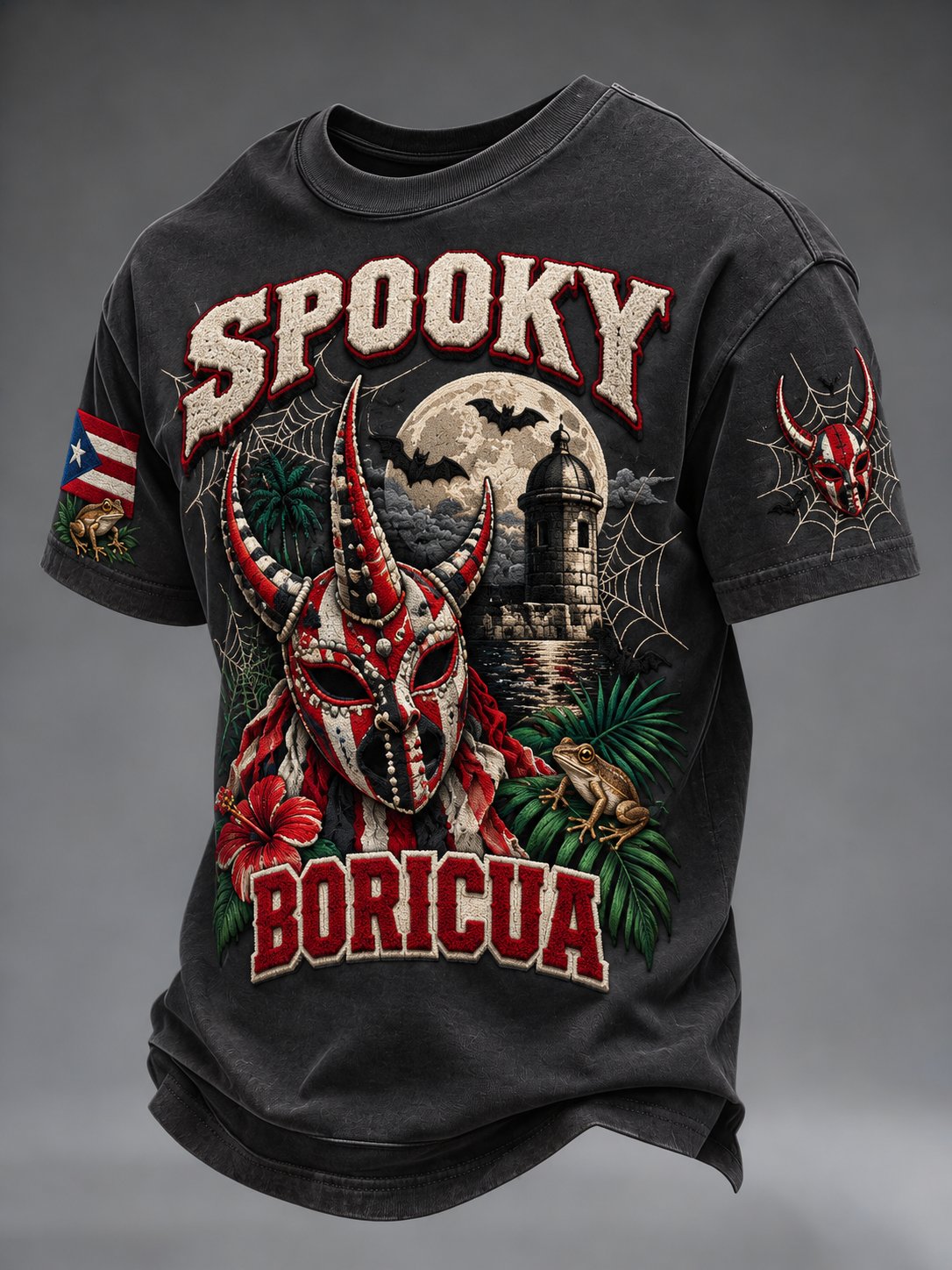 Men's Puerto Rico Halloween Graphic Shirt