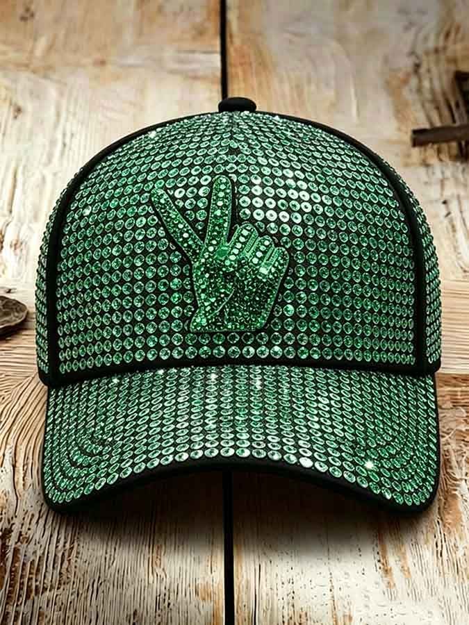 Unisex Retro Commemorative Baseball Cap: "King of Pop" Faux-Sequin Print Edition