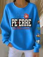 Women's Puerto Rico Print Crewneck Sweatshirt