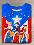 Puerto Rico Coquito and Three Kings Printed T-shirts