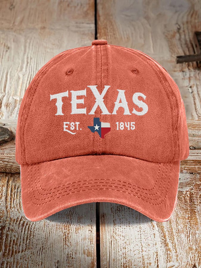 Unisex Texas 1845 Print Hat
