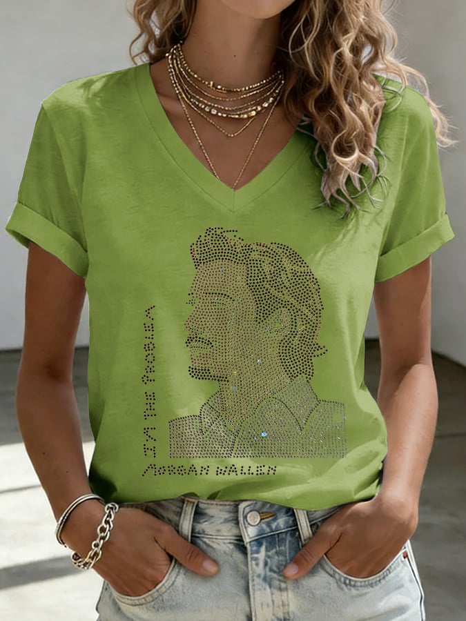 Women's Country Music Print T-shirt