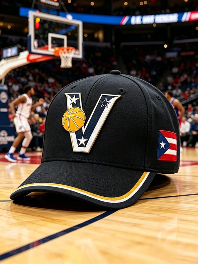 Puerto Rican Basketball Printed Cap