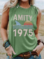 Women's Amity Island 1975 Printed Vest