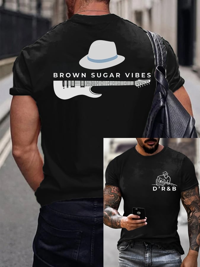 Men's  Neo Soul Printed Casual T-shirt