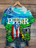 Yo Soy De PFKNR  Puerto Rico Printed T-shirt