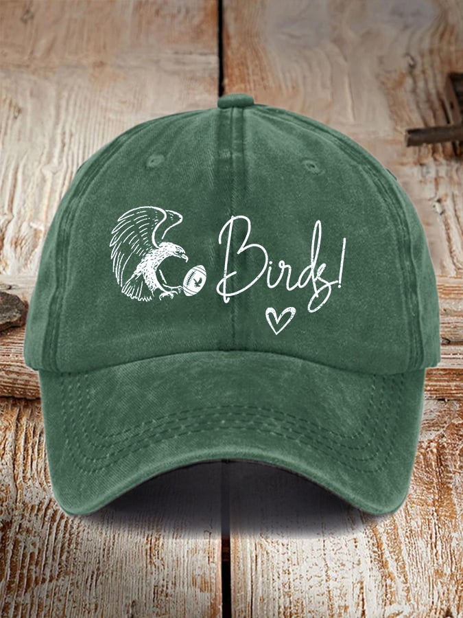 Unisex Vintage Football Print Hat
