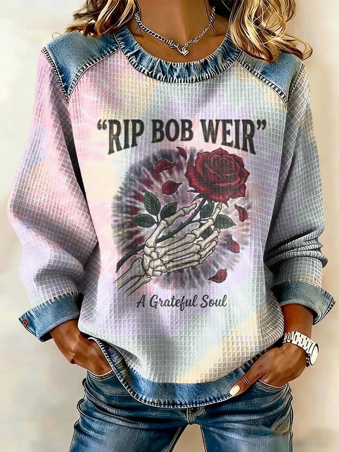 Women's A Grateful Soul Print Casual Sweatshirt