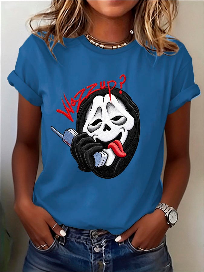 Women's Casual Print Short-Sleeve T-Shirt