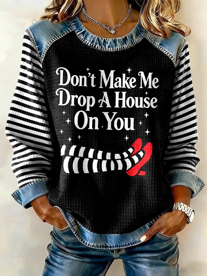 Women's Halloween Print Top