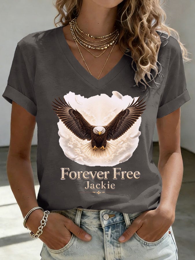 🔥🔥2nd 50% Off 🔥🔥Women's Fly Free Jackie Print T-shirt