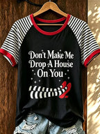 Women's Halloween Print T-Shirt