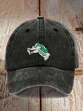 Women's team print baseball cap