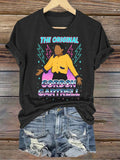 Women's Retro Malcolm-Jamal Warner Print T-Shirt
