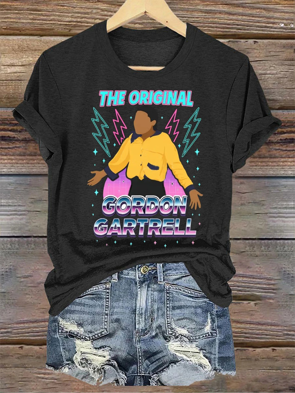 Women's Retro Malcolm-Jamal Warner Print T-Shirt