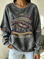 Women's There's A Little Witch In All Of Us Print Casual Sweatshirt