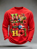 Men's Puerto Rico Christmas Print Top