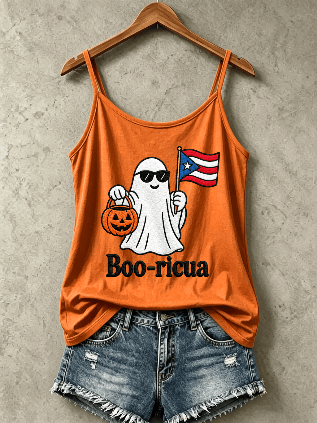 Women's "Halloween in Puerto Rico" Print Camisole