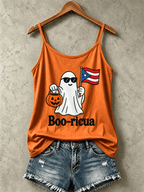 Women's "Halloween in Puerto Rico" Print Camisole