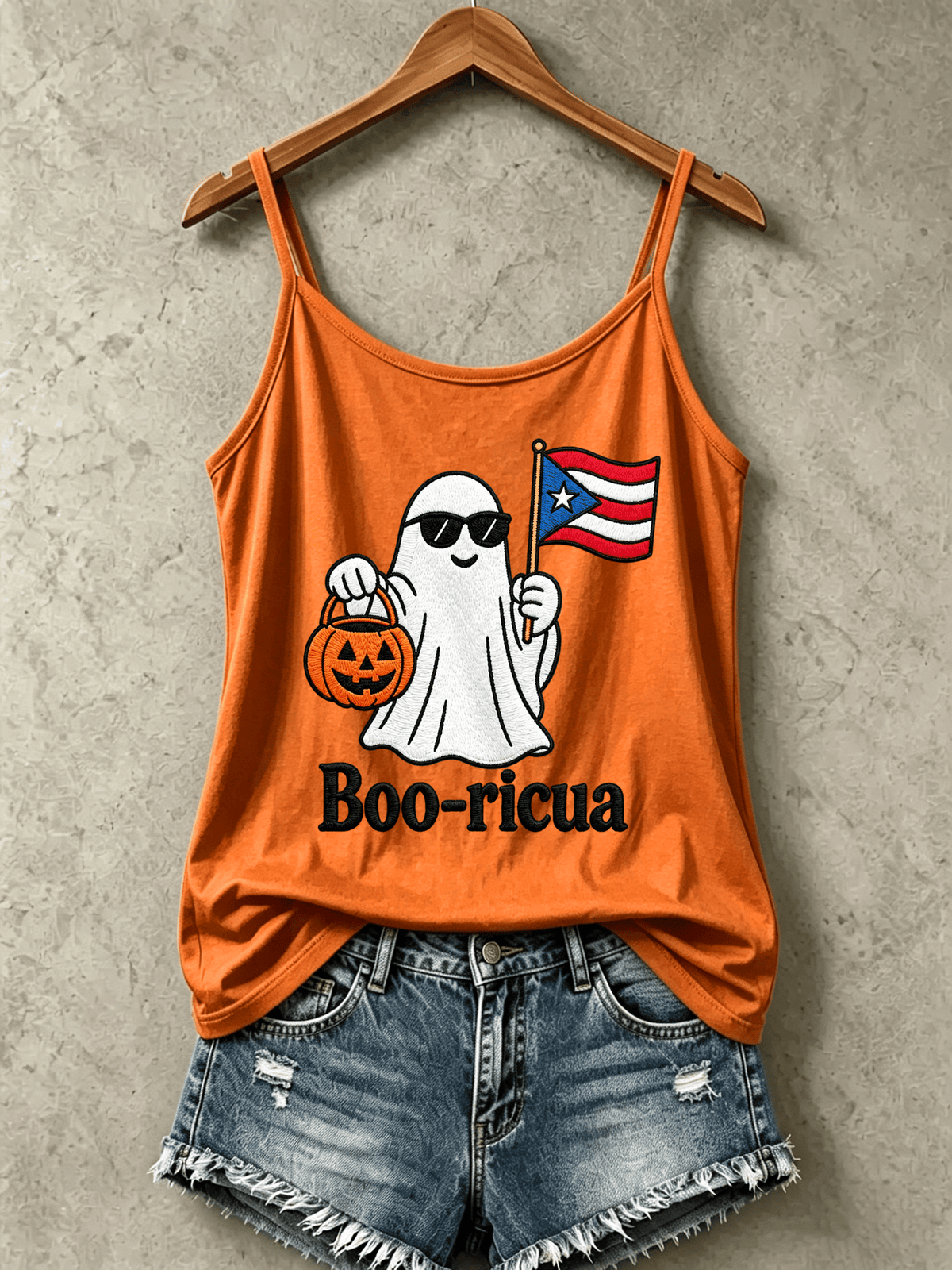 Women's "Halloween in Puerto Rico" Print Camisole