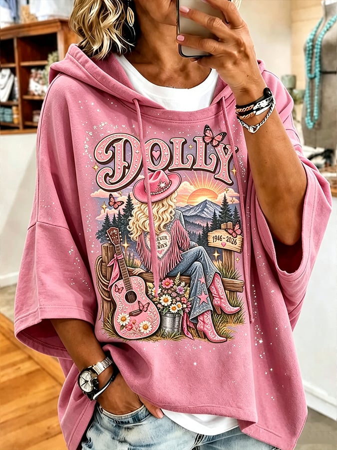 Women's Forever Our Queen of Country Print Casual Sweatshirt