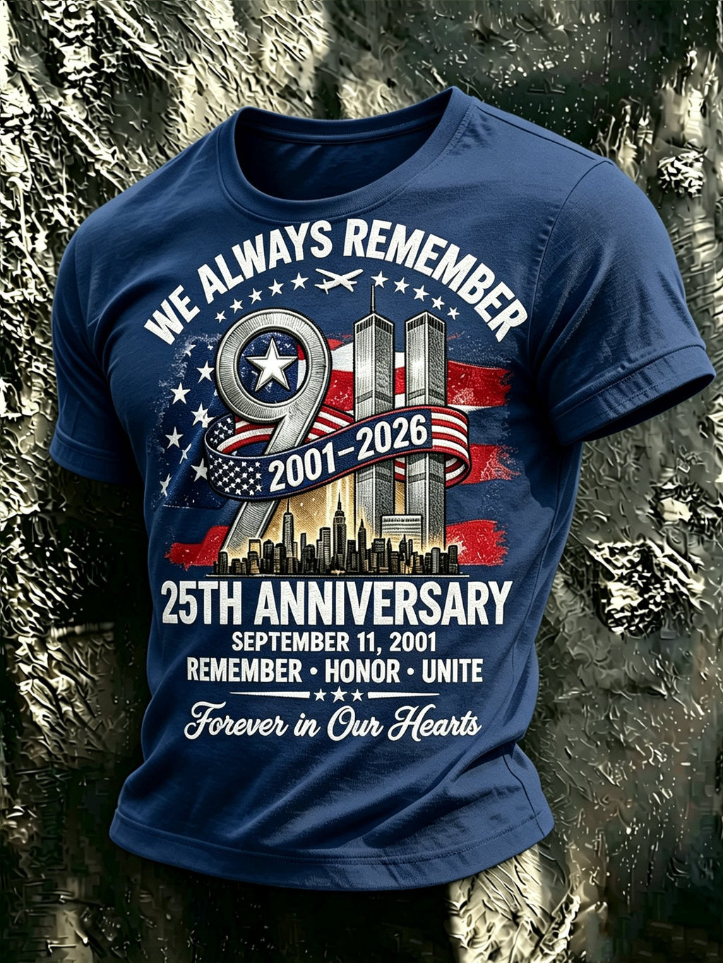 Men's 9/11 Memorial Graphic Top