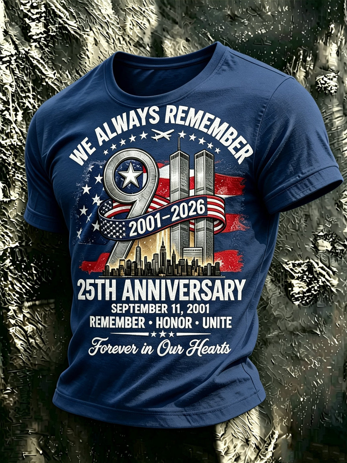 Men's 9/11 Memorial Graphic Top