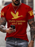 Men's Hockey Romance Print T-Shirt