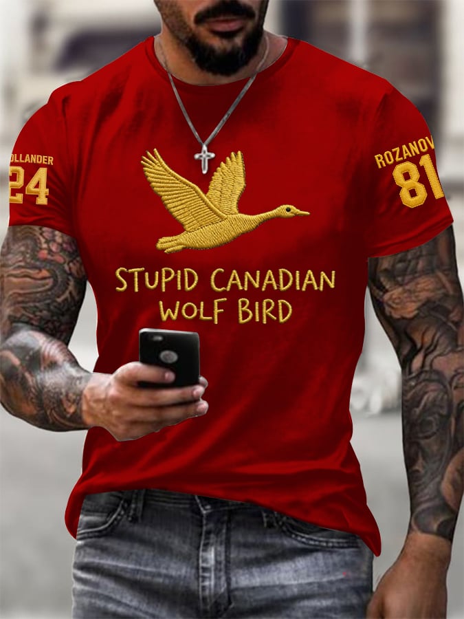Men's Hockey Romance Print T-Shirt