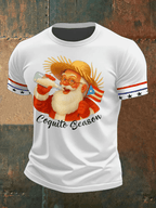 Men's Puerto Rico Christmas  Print T-shirt