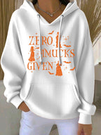 Women's Halloween Print Casual Hoodie