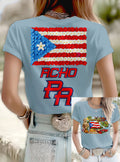Women's Cute Puerto Rico Printed T-shirts