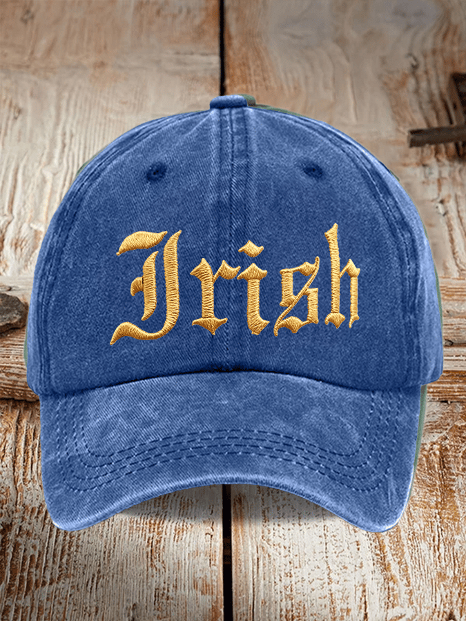 Tree Team Football Print Adjustable Baseball Cap