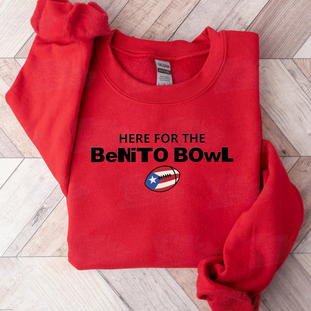 Puerto Rico Singer Benito Bowl Printed Sweatshirt