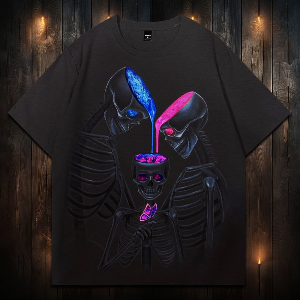 Funny Halloween Grim Reaper Art Print T-shirt