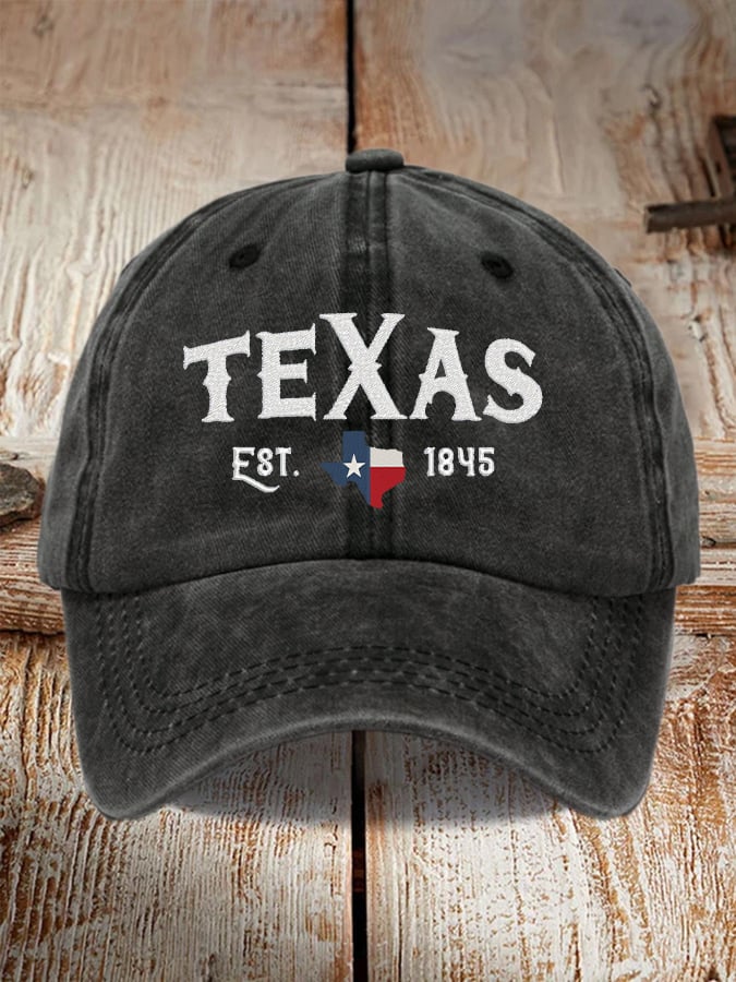 Unisex Texas 1845 Print Hat