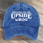 Welcome To The Upside Down Hawkins Indiana National Park Art Printed Cap