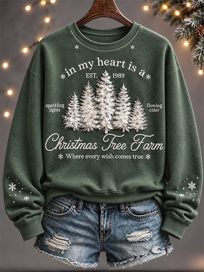 Women'S Christmas-Themed Top