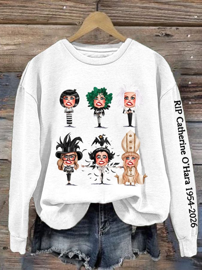 Women's Retro RIP 1954-2026 Print Sweatshirt