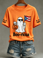 Women's Halloween In Puerto Rico Print T-Shirt