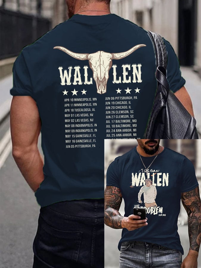 Men's Country Music Print T-Shirt
