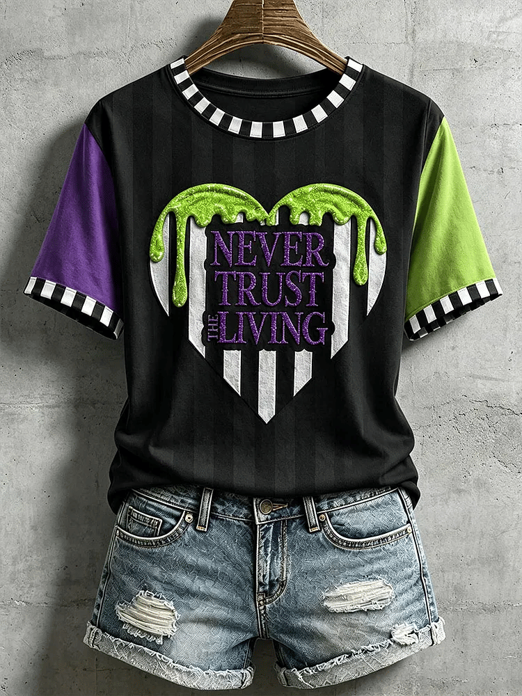 Women's Halloween Musical Inspired Print T-Shirt