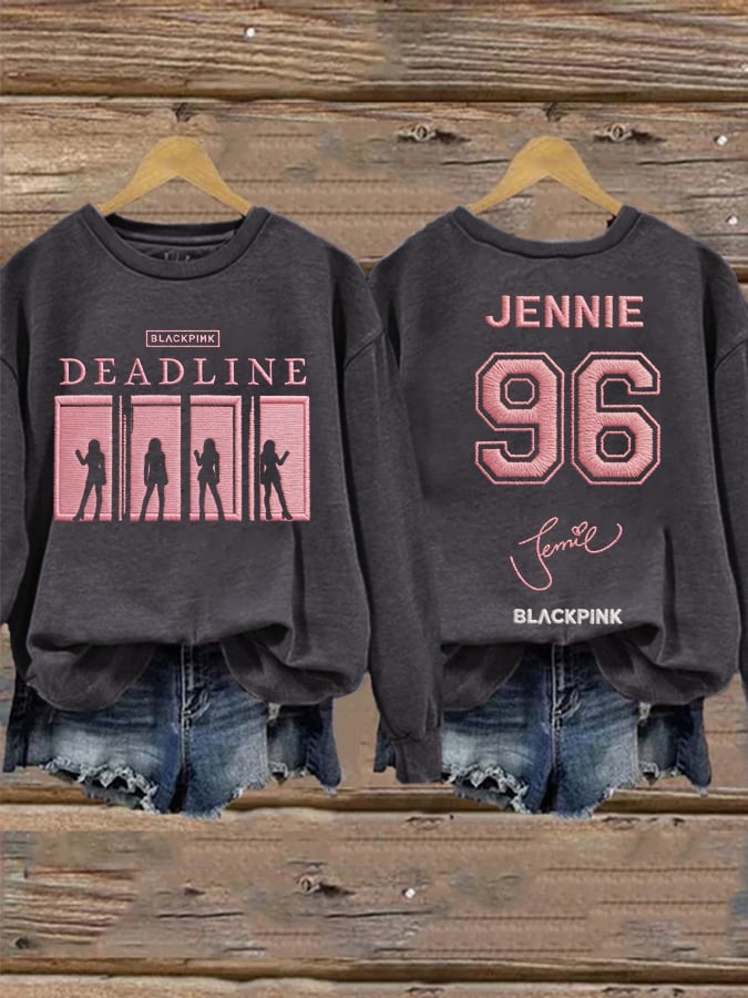 Women's Music Art Print Sweatshirt
