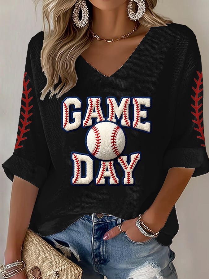 Women's Baseball  Print T-Shirt